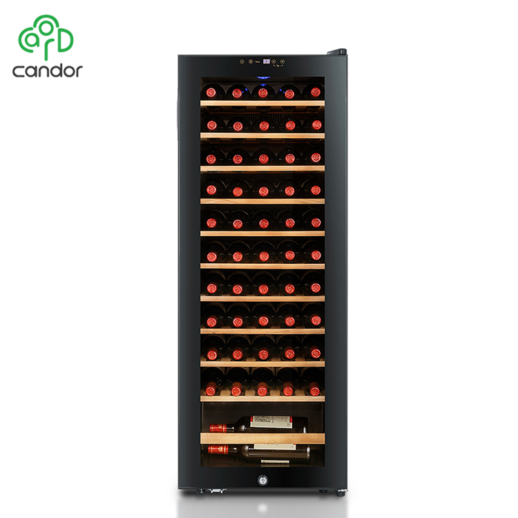 Factory wholesale 55 bottles compressor cooling display refrigerated wine cooler cellar refridge 2020