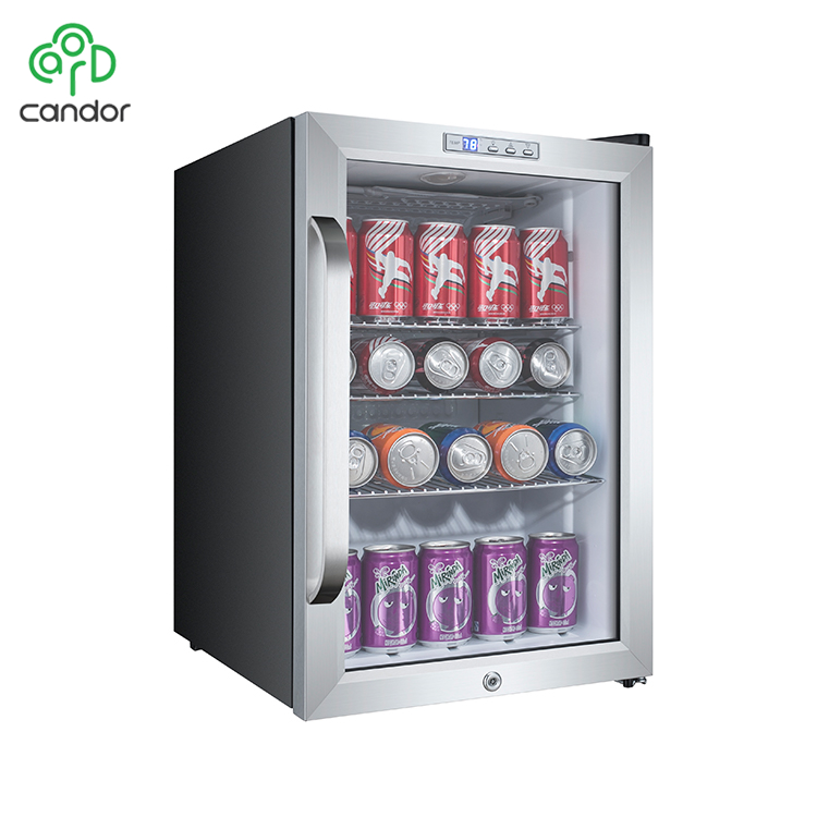 Electric commercial Led display fridge beverage cooler of JC-62