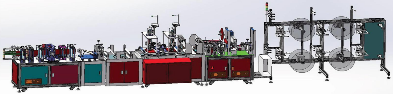 Full Automatic KN/N95 Mask Machine