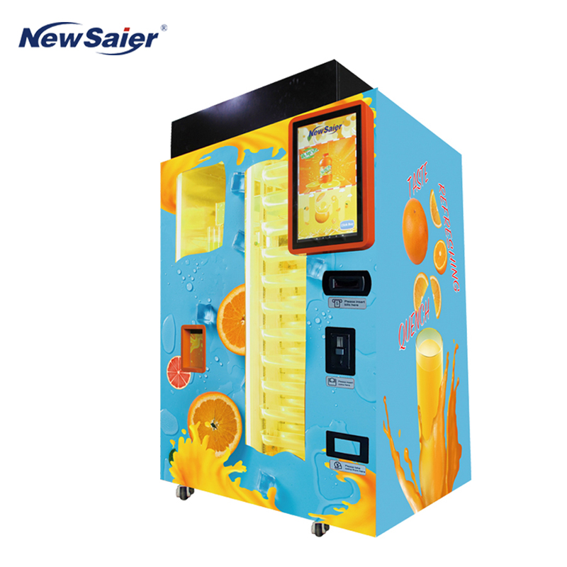 Orange juice vending machine