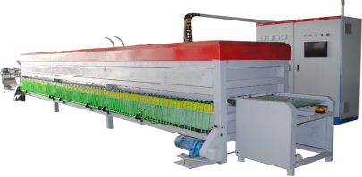 glass lid toughening furnace producing line