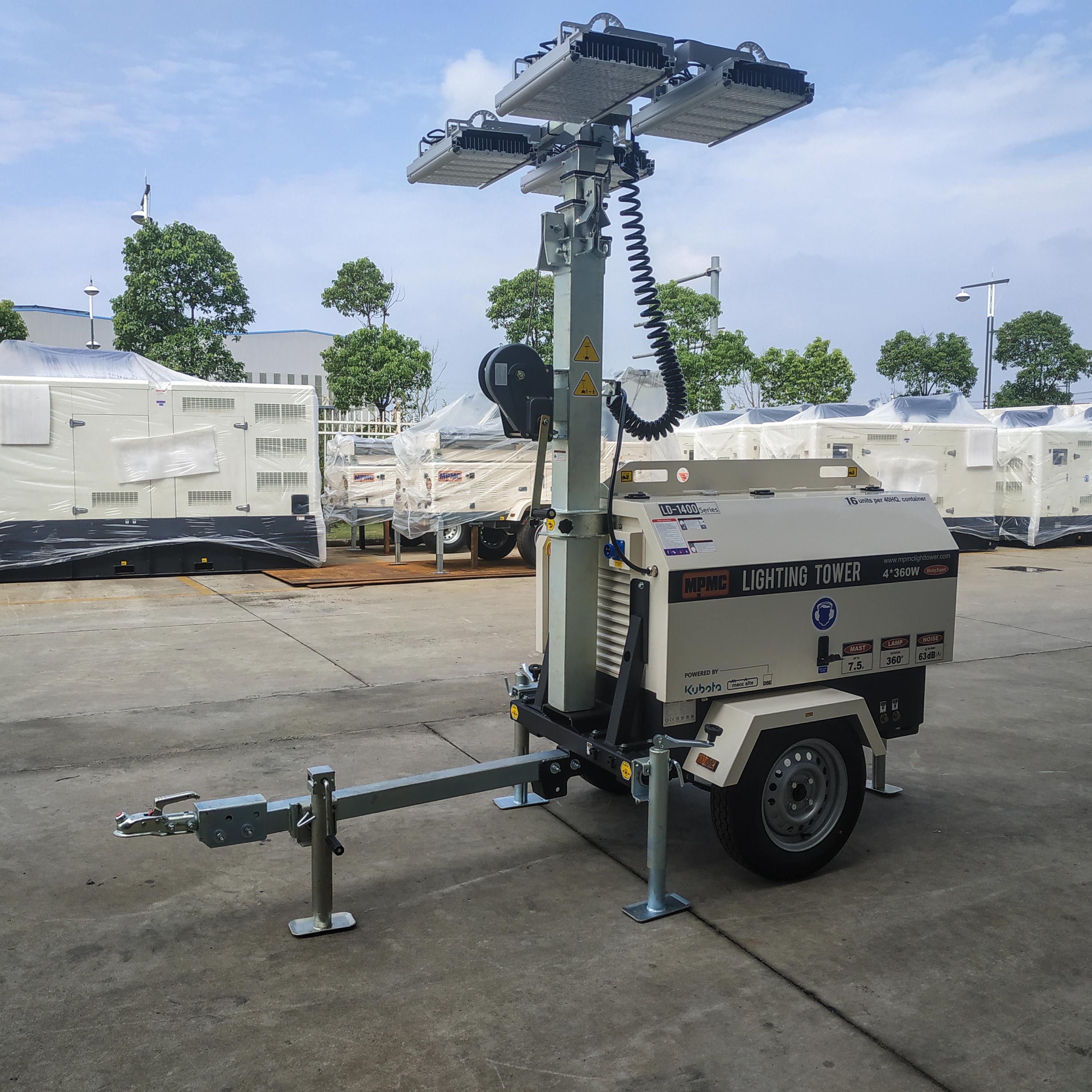 LD type manual Lighting Tower