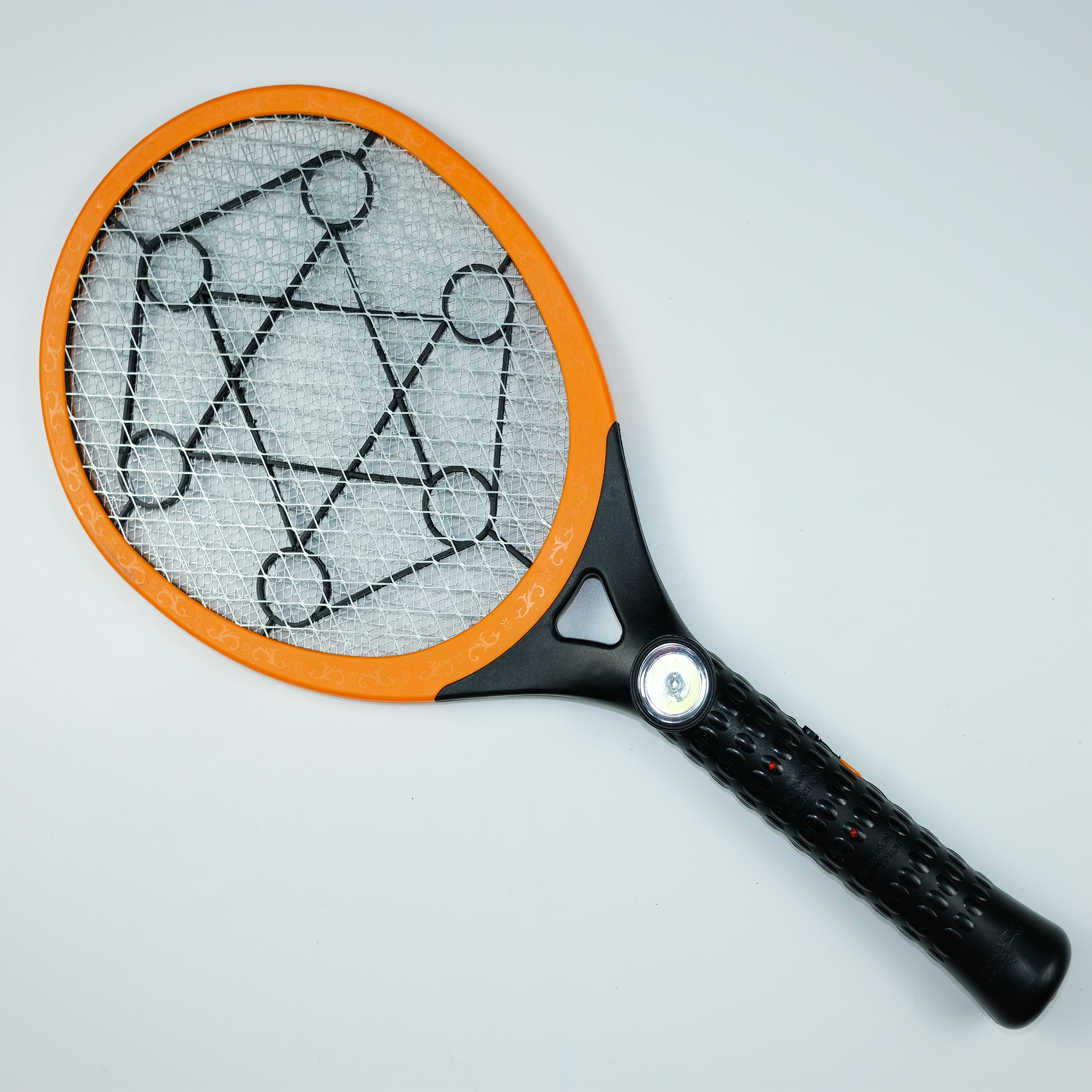 LED light electric rechargeable mosquito swatter