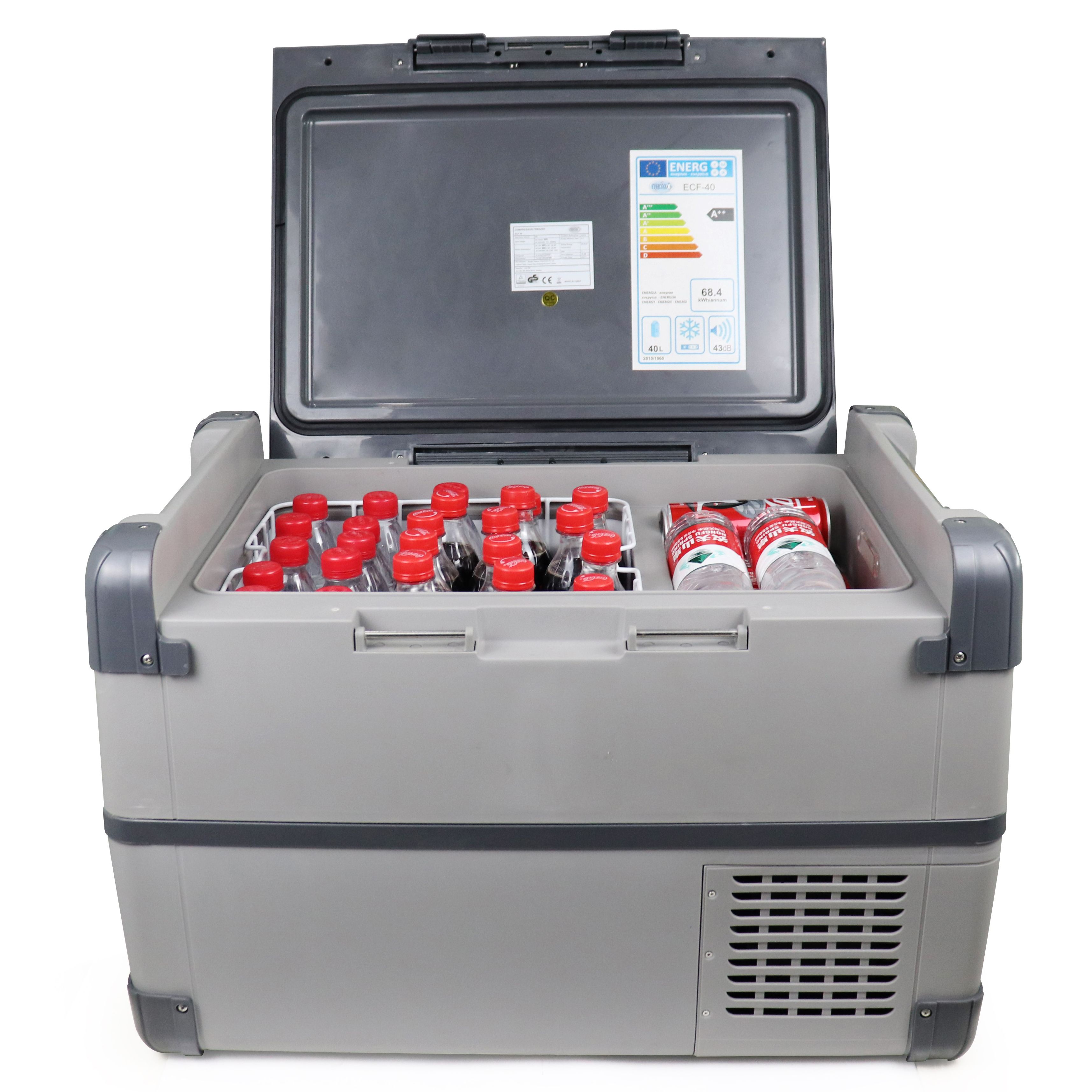EVERCOOL 40L compressor portable deep camping fridge 12v freezer for car  40L