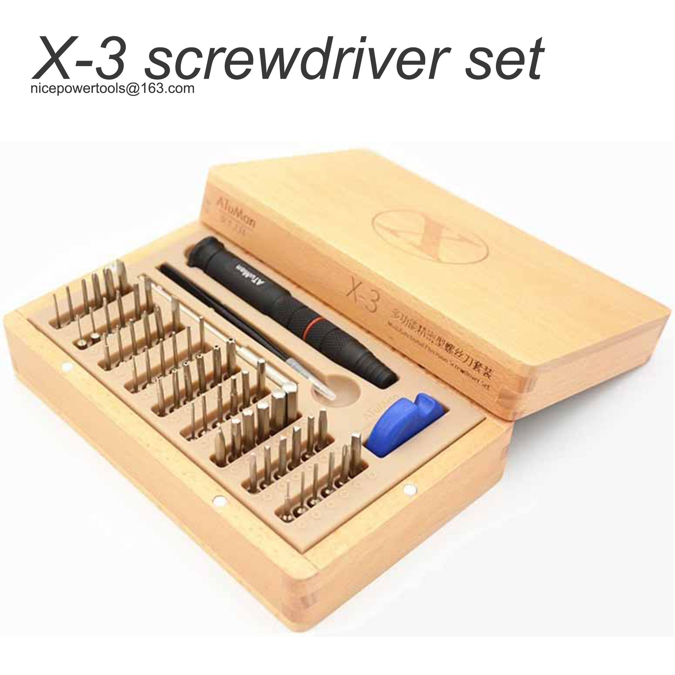 X-3 professional screwdriver set