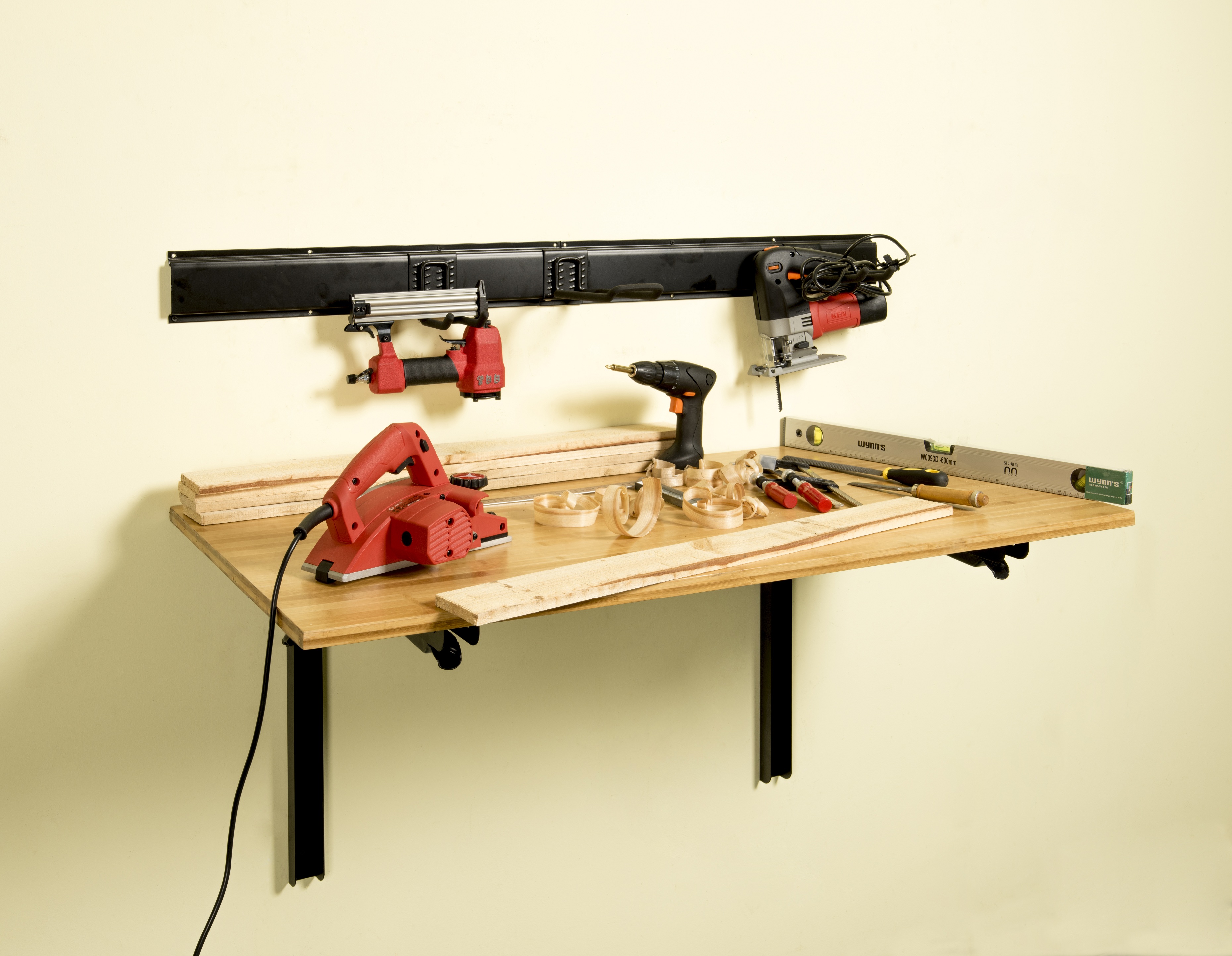 Wall Mounted Folding Workbench