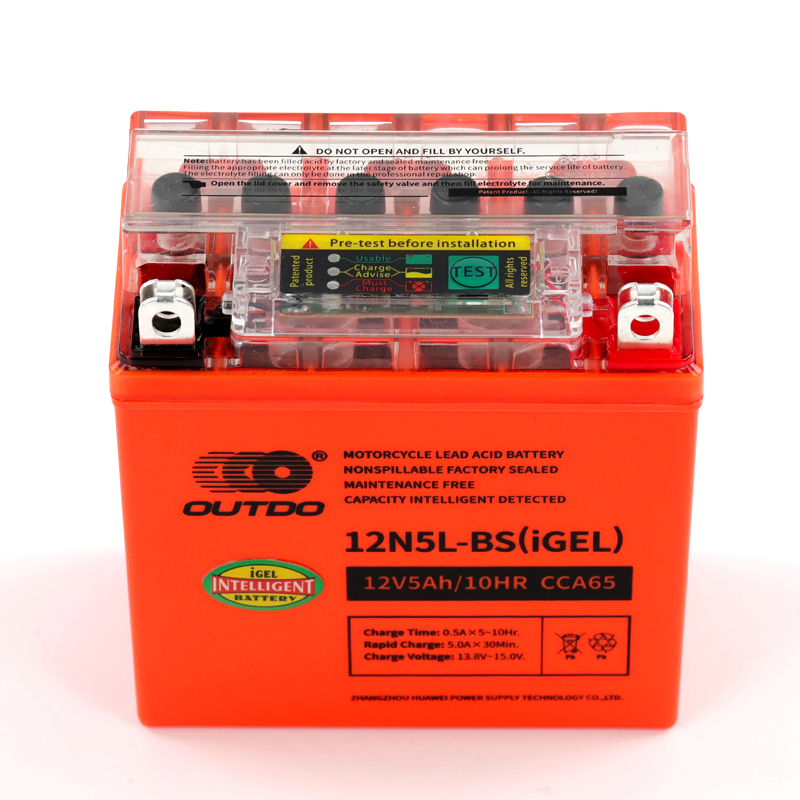 Intelligent Detected Motorcycle Battery12N5L-BS(IGEL)