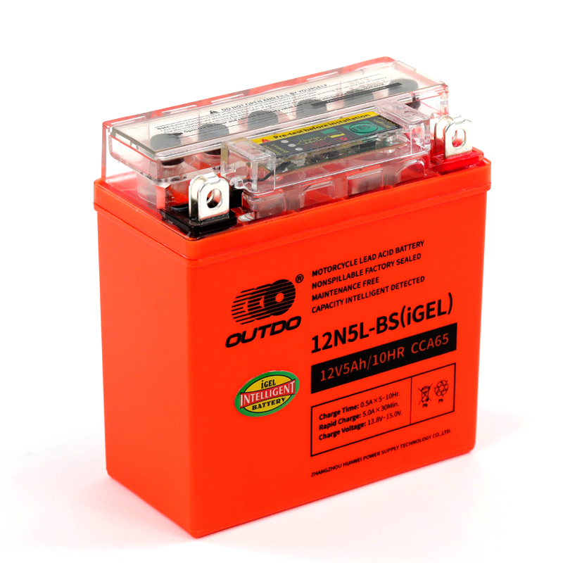 Intelligent Detected Motorcycle Battery12N5L-BS(IGEL)