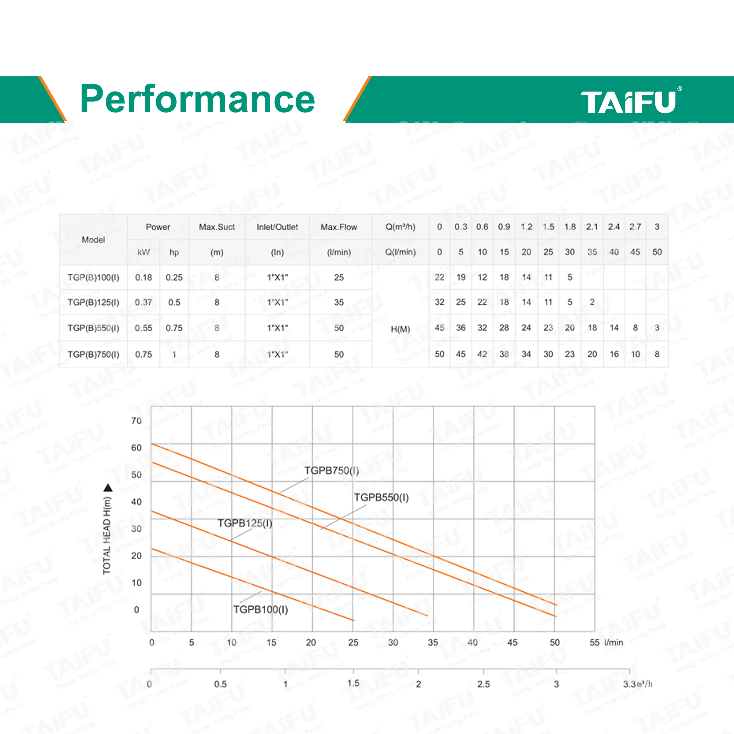 REVIVAL INTELLIGENT TGP WATER PUMP