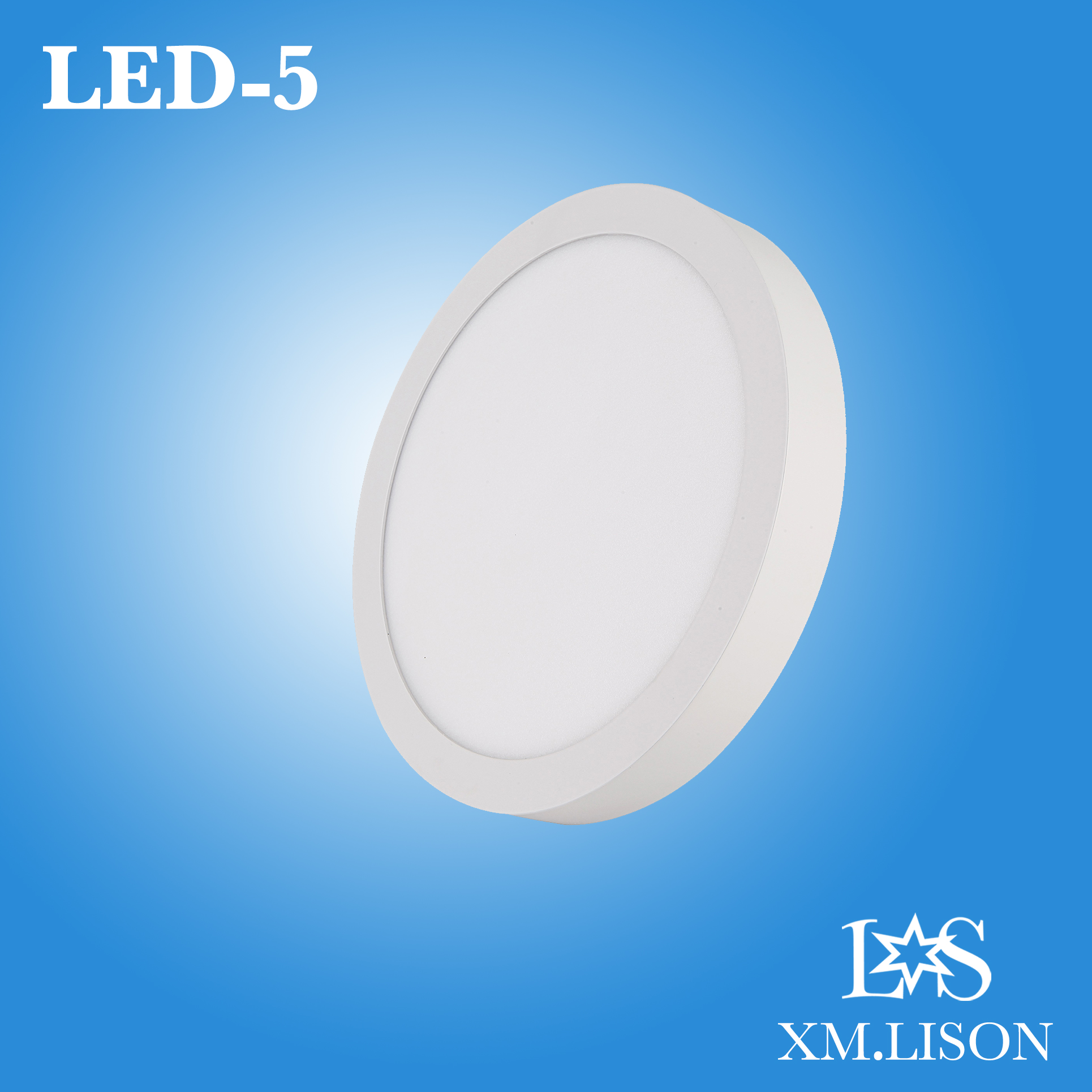 Surface mount round  led panel light