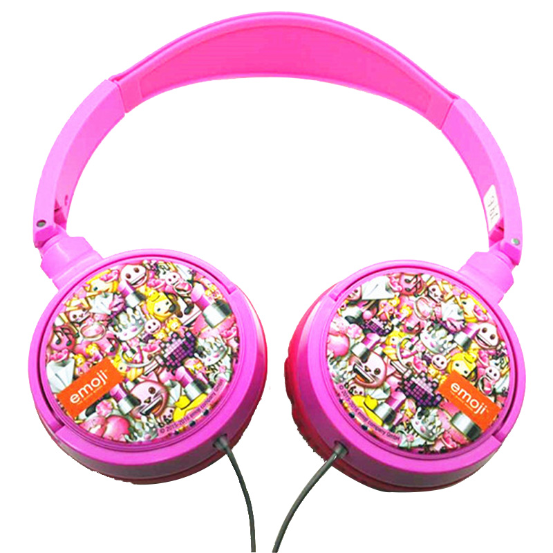 Colorful Cartoon Picture Kids Headset