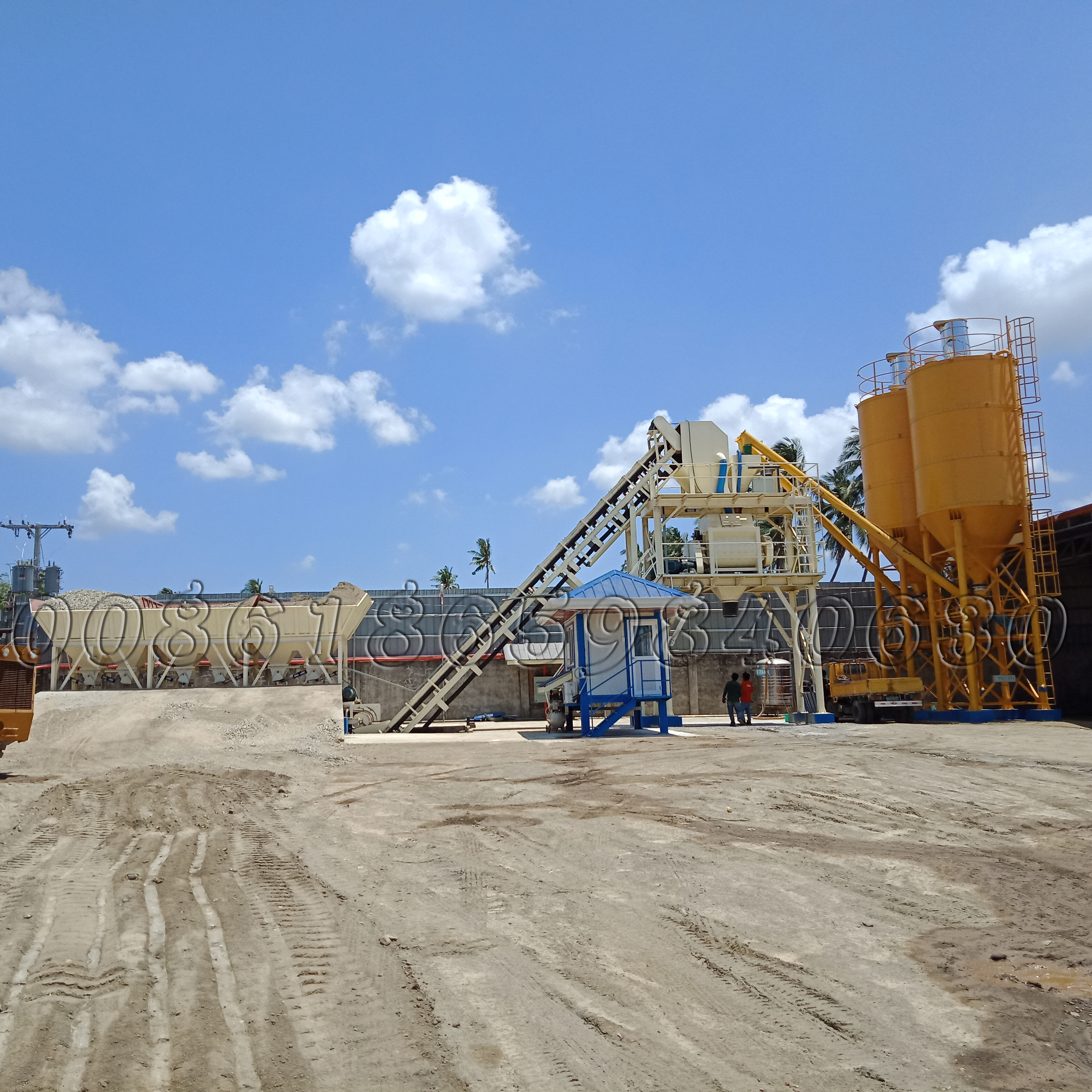 Concrete mixing plant (1m3)