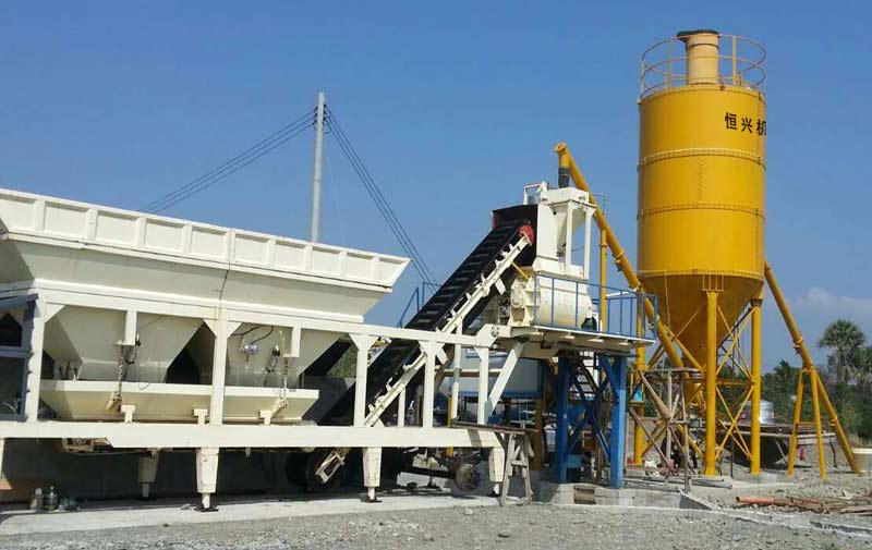 Mobile Concrete miixng plant