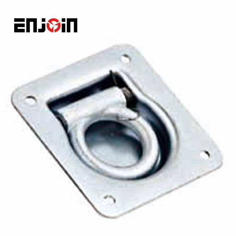 ENJOIN Hot sale Trailer Lashing Rings Tie down Recessed Pan D-ring with Plate