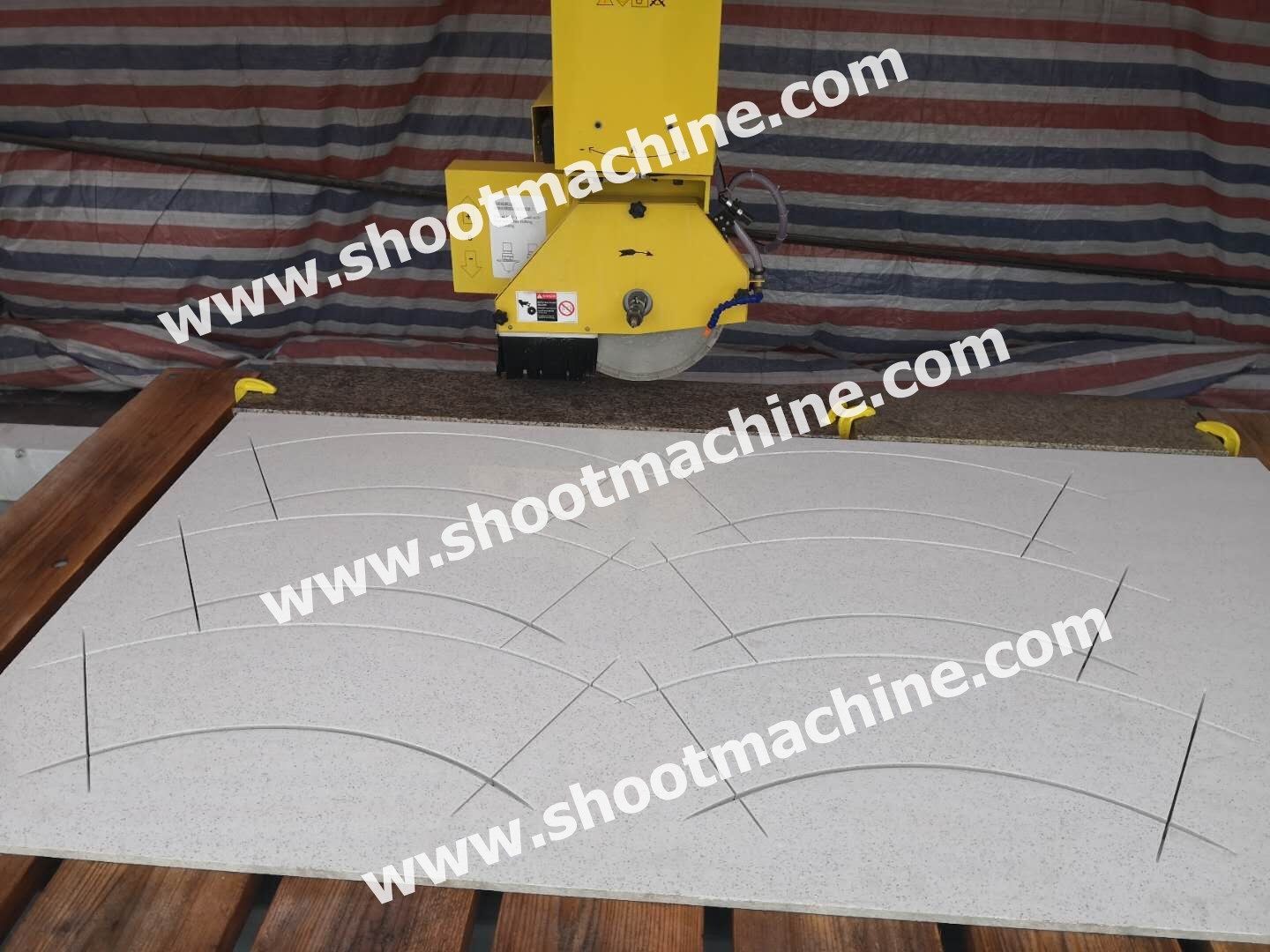 5 Axis CNC Multi-function Stone Cutting Machine