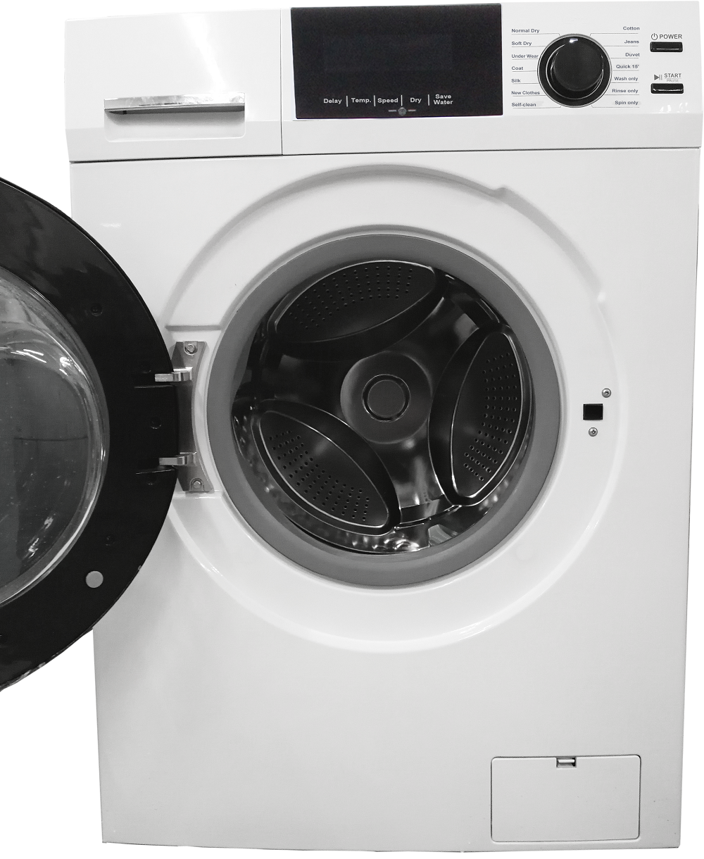 Heavy Duty Front-Load Washing Machine with Dryer