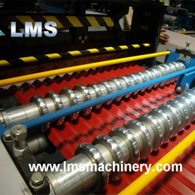 LMS Metal Corrugated Roof Tile Roll Forming Machine