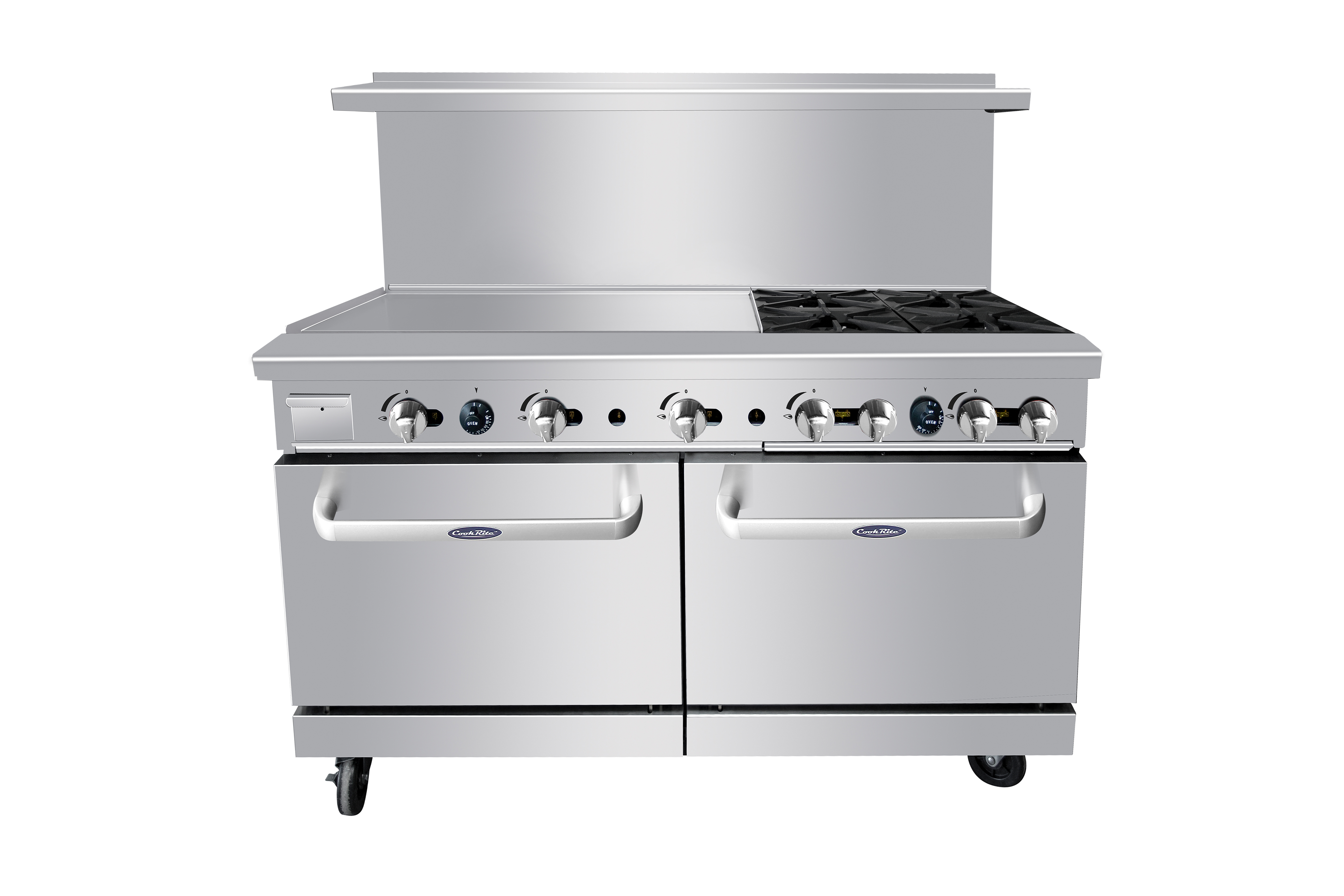 Gas Range with 4 burners and 36 griddle