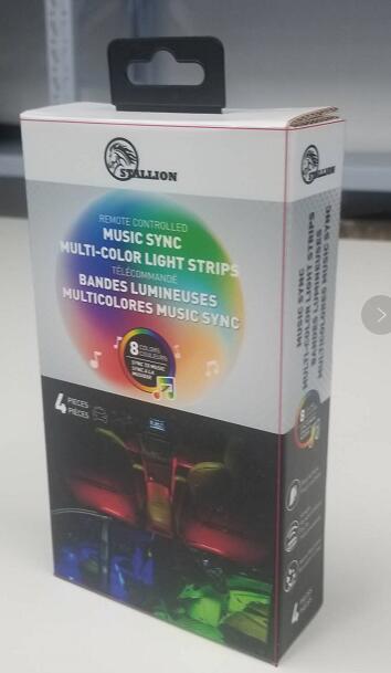 4pk Music Sync Light Strips