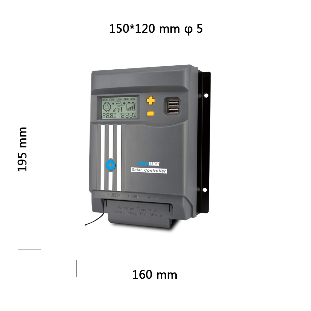 LCD display 30A  MPPT solar charge controller