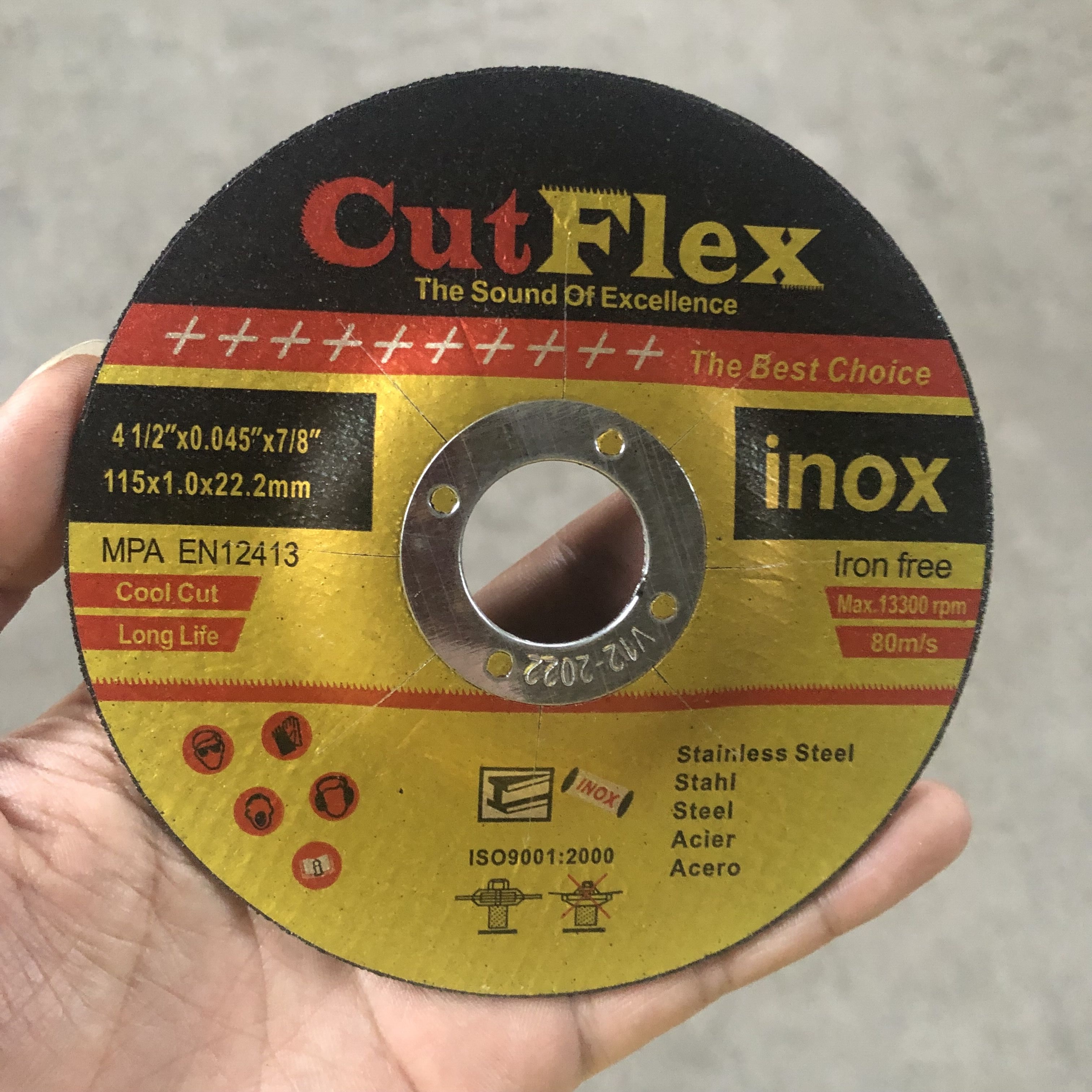 Type 27 cutting disc 115x1x22.2