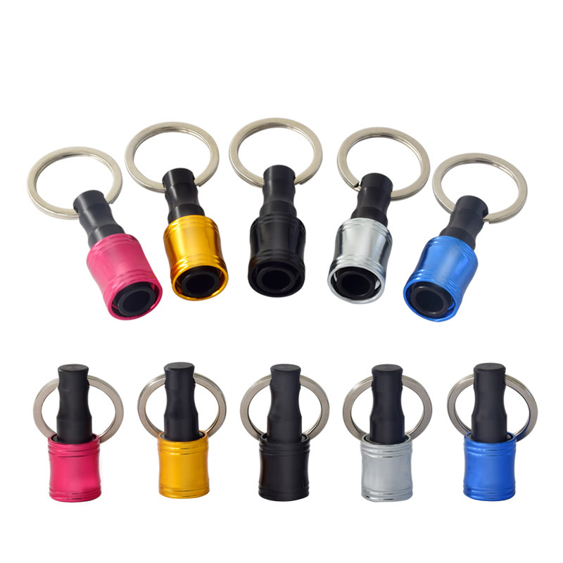 Drill bit fixed buckle carabiner set colorful 5 color impact sleeve drill bit screwdriver adapter tool