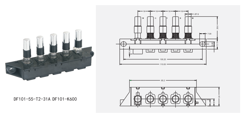 Range hood parts  switch