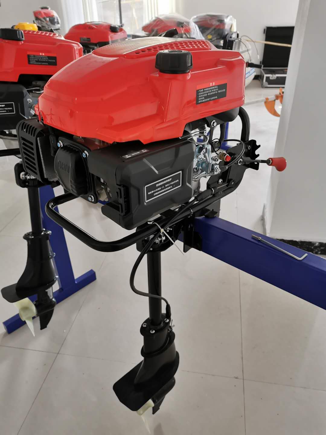 224cc gasoline outboard engine