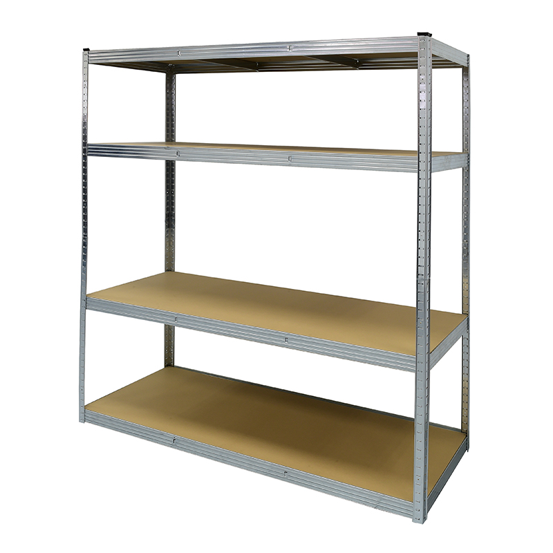 Galvanized Boltless MDF 4-Shelf