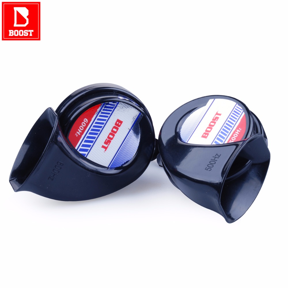 BOOST 163H Car Horn 12V Double Volume Sound Perfect Dual Waterproof Design Air Horn for Au