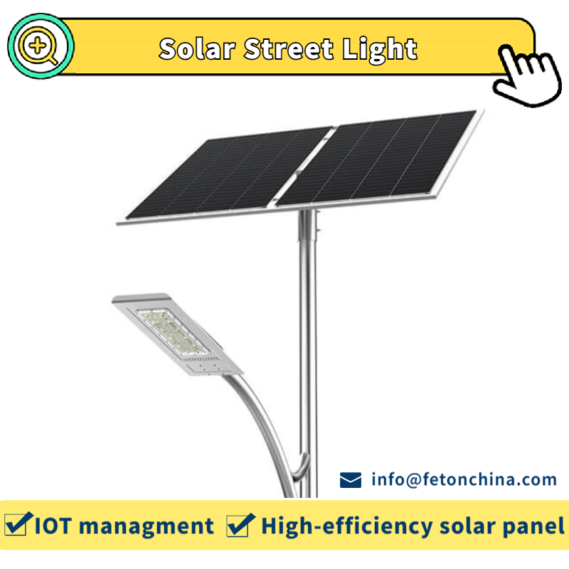 High Quality Waterproof Outdoor Lighting 120W 100W 150W LED Solar Street Lamp Solar System Integrated Streetlight for Street Lighting Road Lighting FT Series 9531