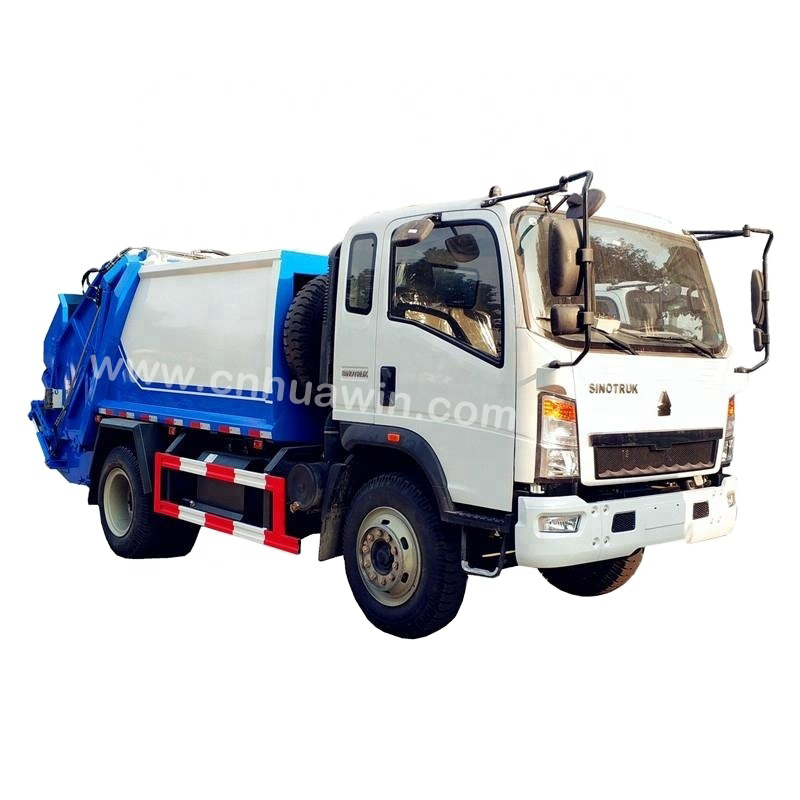 4X2 garbage compactor truck