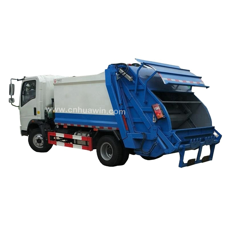 4X2 garbage compactor truck