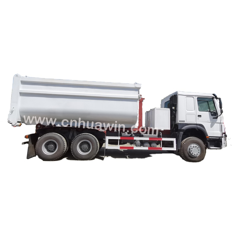 HOWO 6x4 20-25 CBM Carriage Removable Garbage Disposal Truck