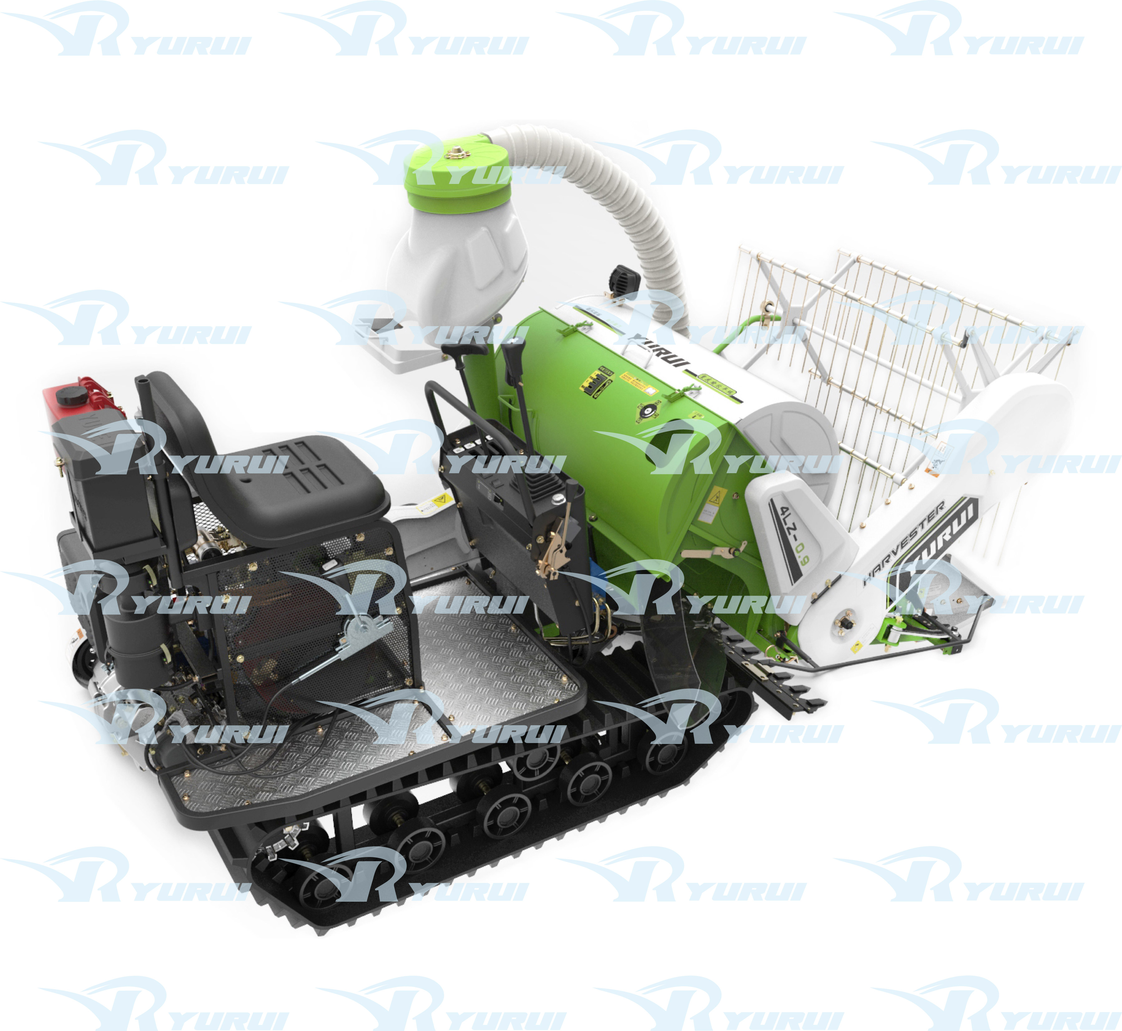 4LZ-0.9 YURUI small type rice harvester