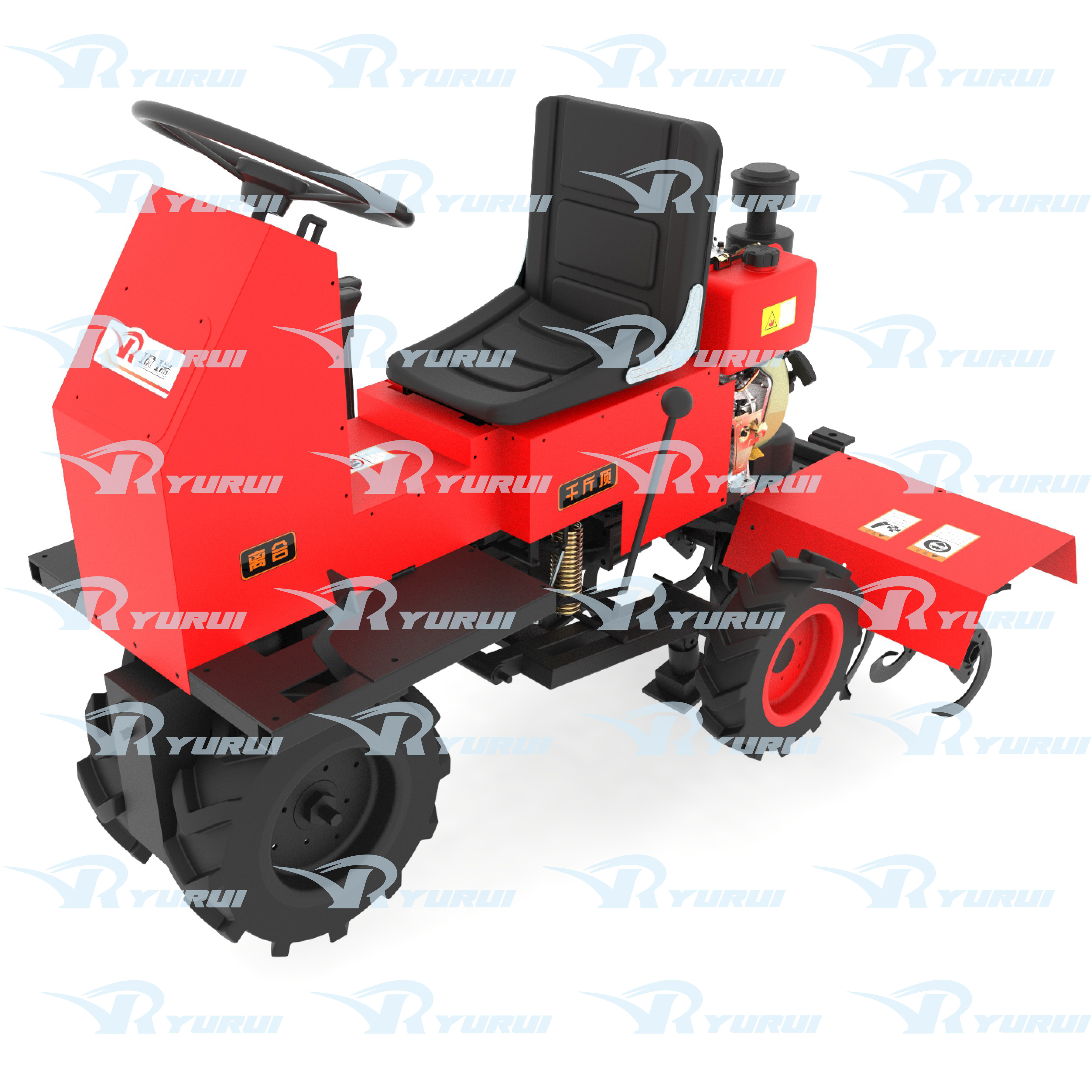 1GZ8.2-140 YURUI Automatic walking wheel type rotary tiller