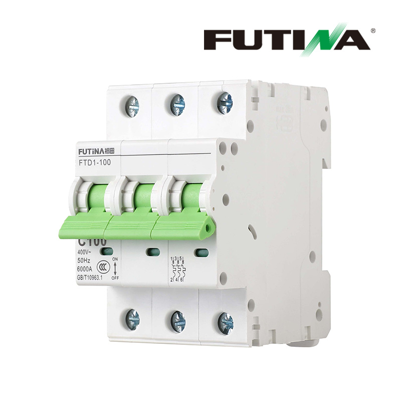 Futina 1 Pole 10 Amp MCB Circuit Breaker FTD1