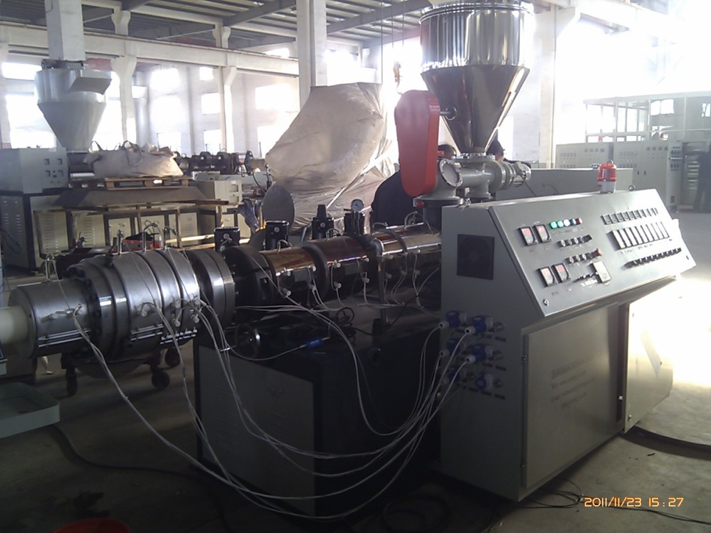 PVC pipe extrusion line