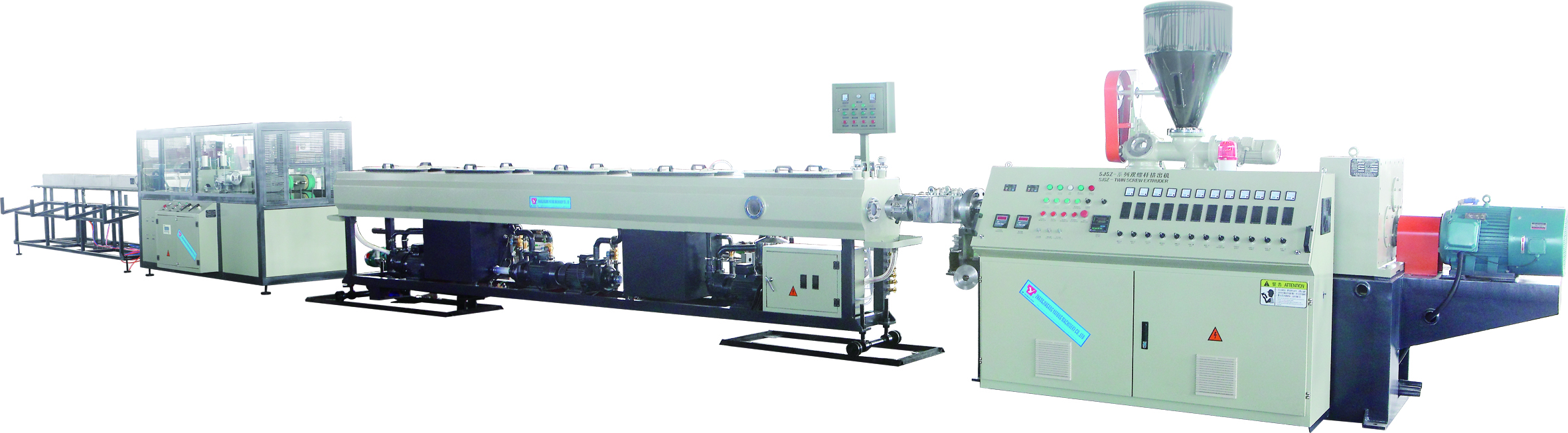 PVC Double Pipe Extrusion Line