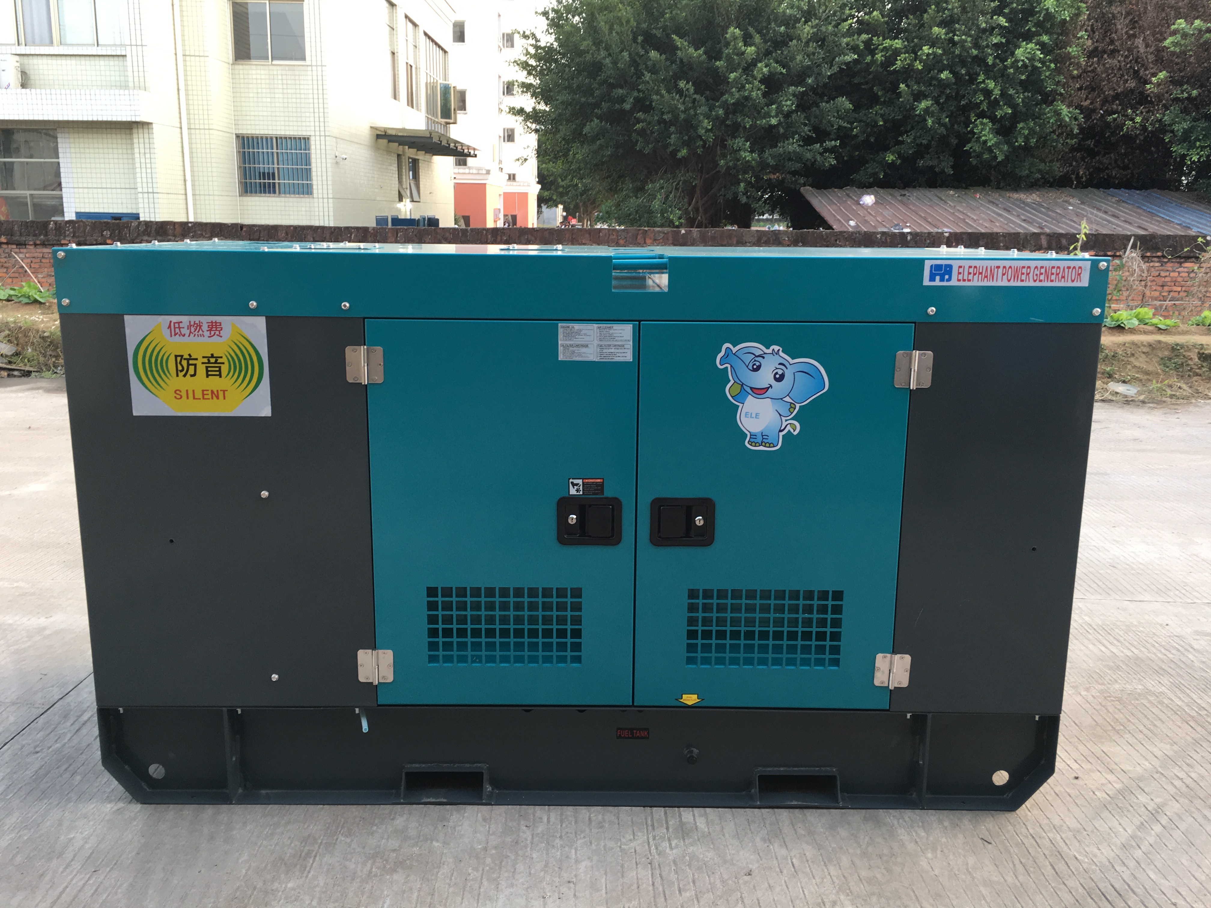 electric start open or silent type diesel generator