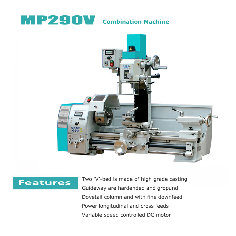 Combo Lathe-Milling-Drilling Machine