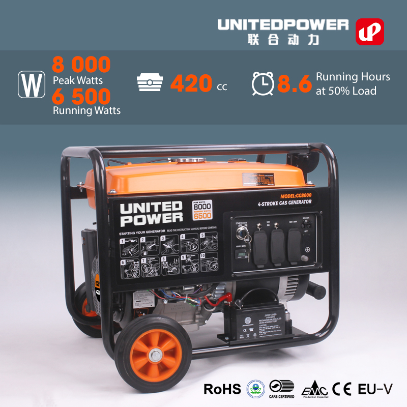 7kw gasoline generator