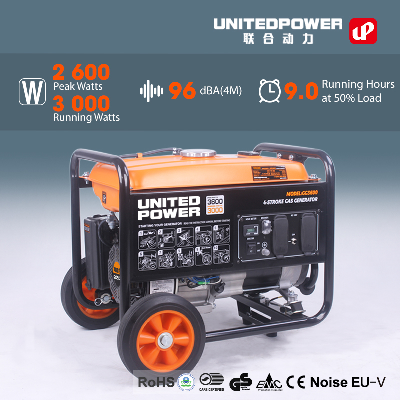 3 kw gasoline generator