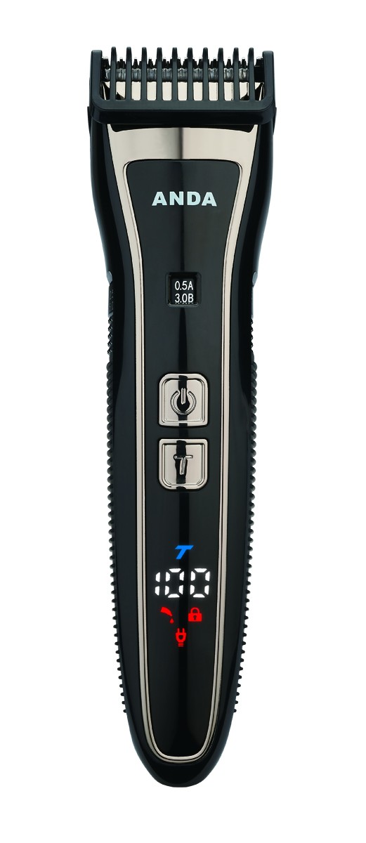 Rechargeable hair clipper&beard trimmer with TURBO function and smart digital display