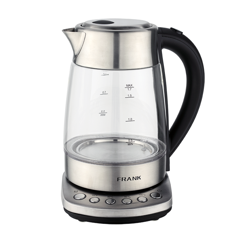 Temperature adjustable electric glass kettle