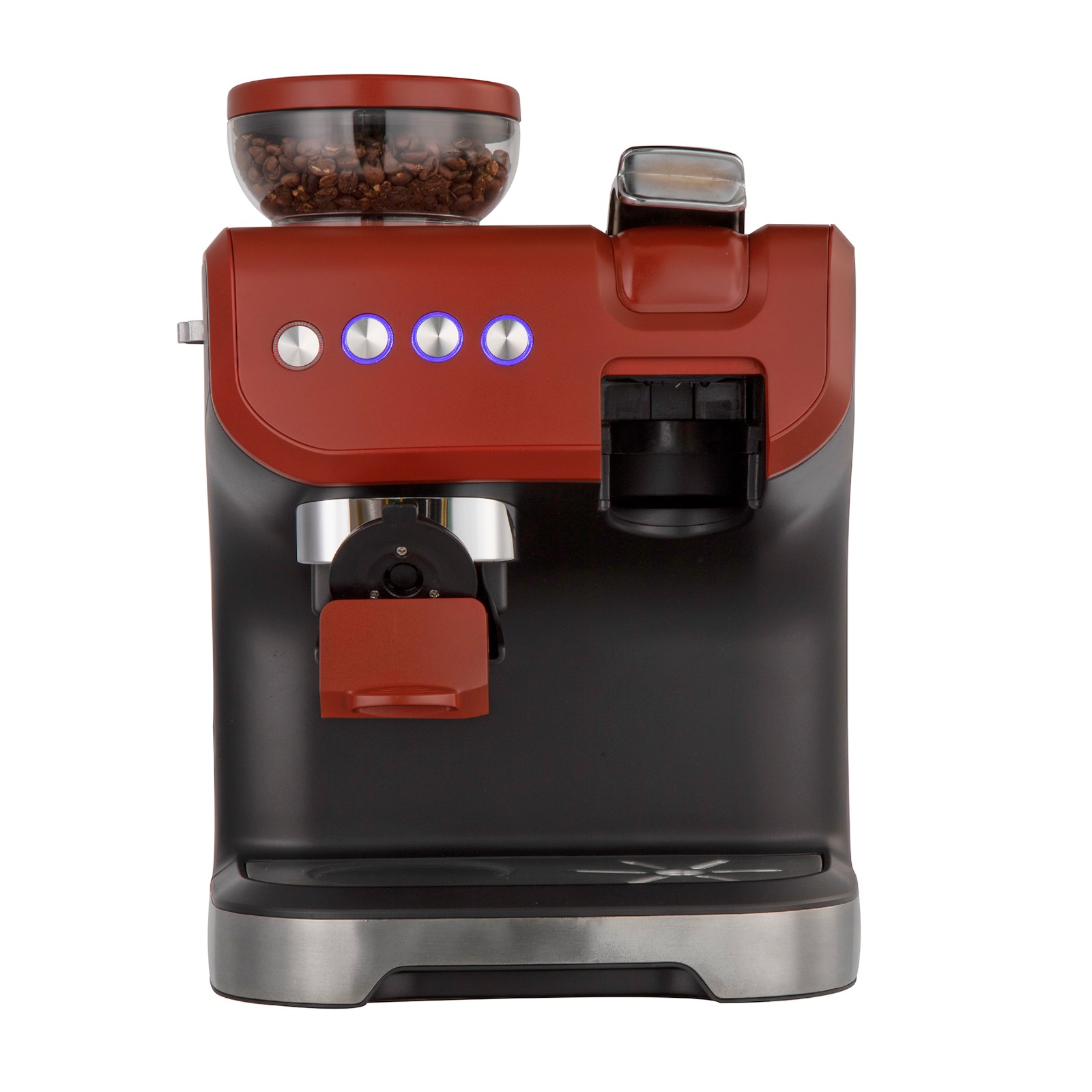 Coffee grinder and multi capsule machine
