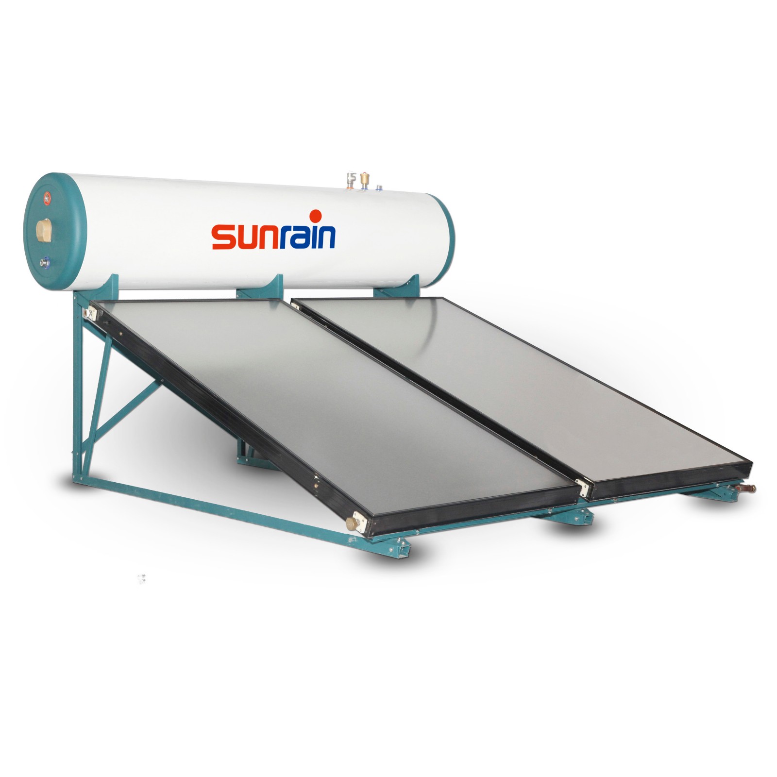 Flat panel solar  water heater