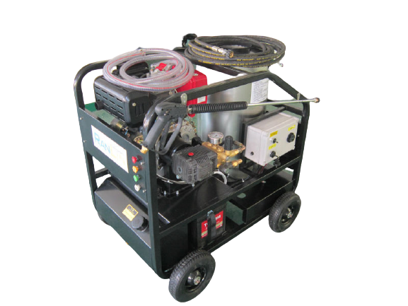 Diesel engine hot water high pressure cleaner