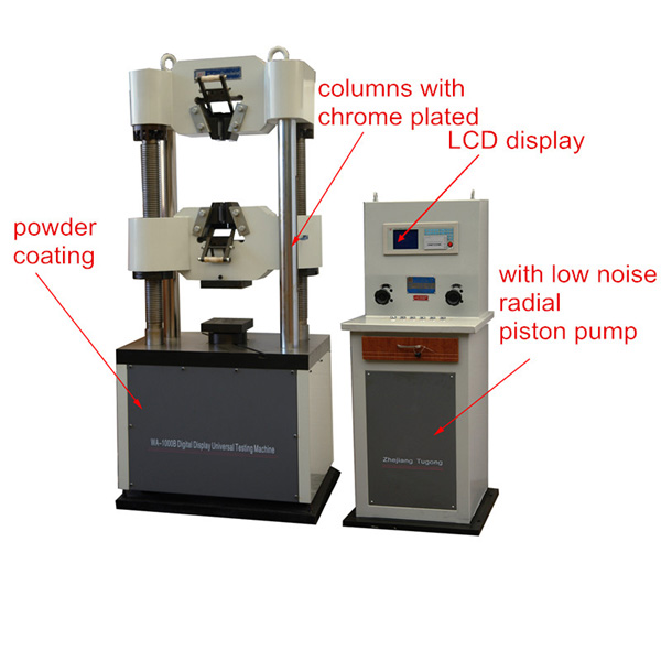 WA-1000B Digital Display Hydraulic Universal Testing Machine