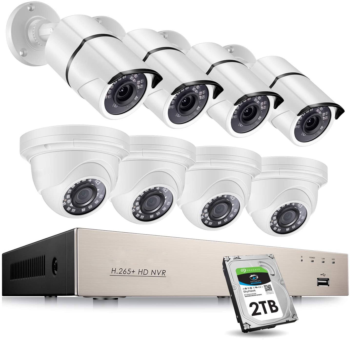 5Mp PoE CCTV System Kit